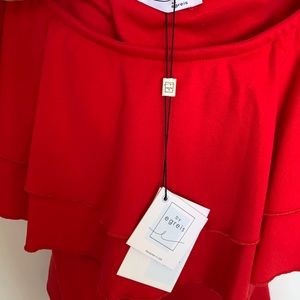 Red bodysuit. New with tags attached